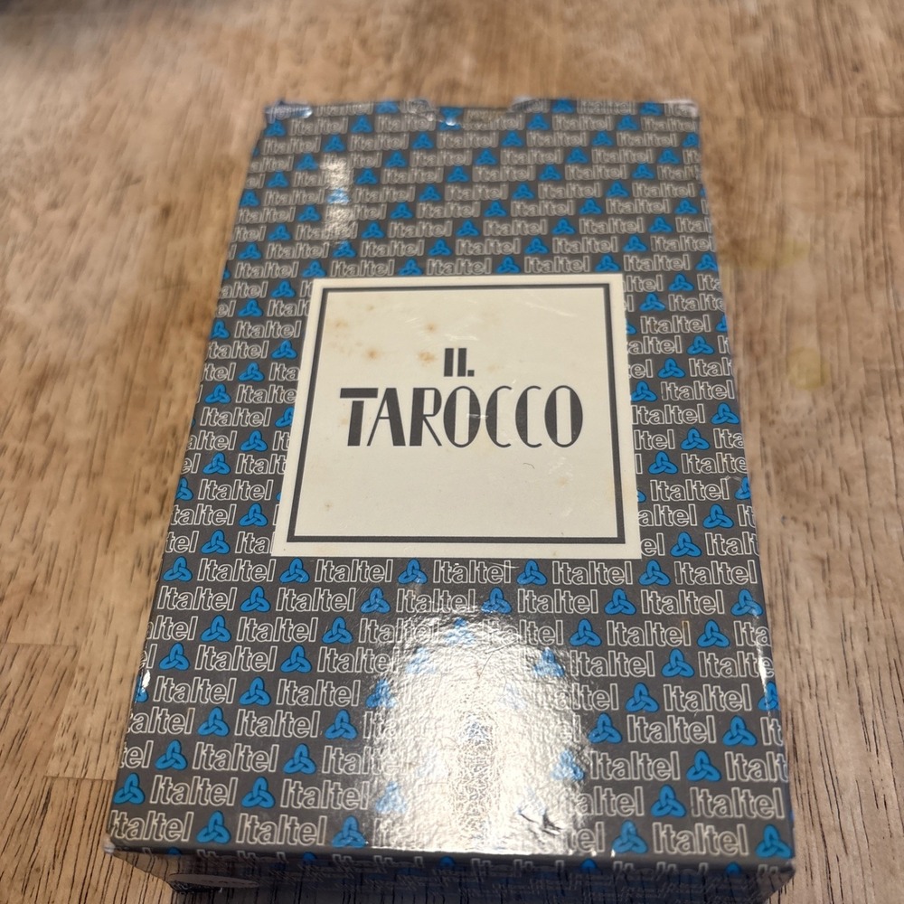 Tarocco Delle Collezioni Tarot Cards 1989 Vintage Italtel Italian Deck